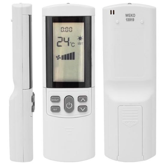 Vestel Yeni Model Kapaklı Beyaz Klima Kumandası resmi