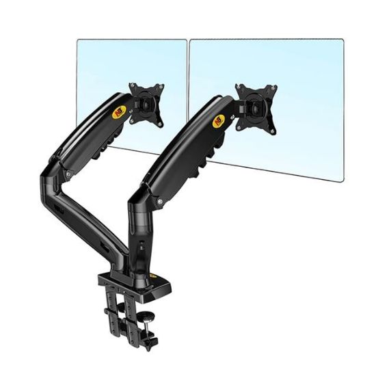 North Bayou F160 17-27'' Amortisörlü Çift Kol Lcd - Led Monitör Tutucu Askı Aparatı resmi