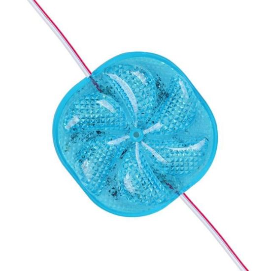 PowerMaster PM-14698 12 Volt 3 Watt Mavi Yanıp Sönen Çakar 6565-2835 Modül Led 65x65x12mm resmi