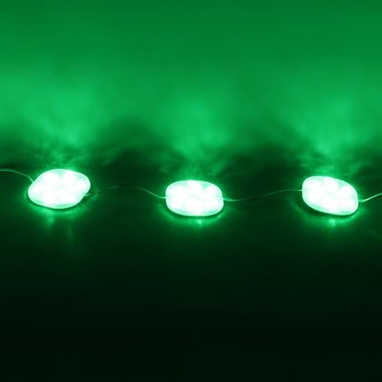 PowerMaster PM-14707 12 Volt 3 Watt Yeşil Sabit 6565-2835 Modül Led 65x65x12mm resmi