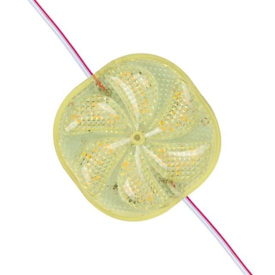 PowerMaster PM-14708 12 Volt 3 Watt Sarı Sabit 6565-2835 Modül Led 65x65x12mm resmi