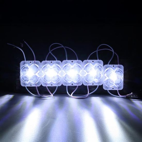 Powermaster PM-14711 12 Volt 2 Watt Soğuk Beyaz Yanıp Sönen Çakar 4333-3030 Modül Led 43x33x28mm resmi