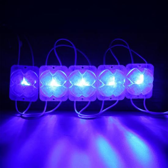 Powermaster PM-14713 12 Volt 2 Watt Mavi Yanıp Sönen Çakar 4333-3030 Modül Led 43x33x28mm resmi