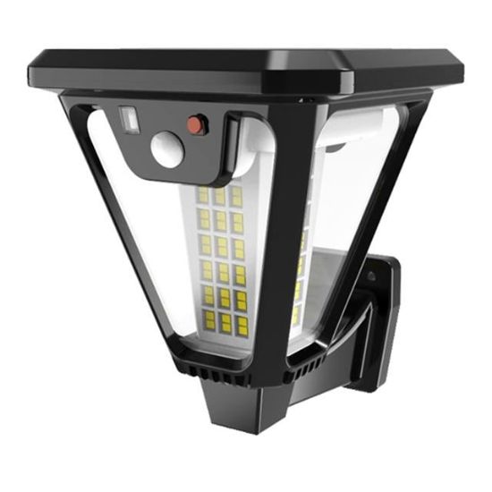 POWERMASTER HS-V83 SOLAR SENSÖRLÜ 100 SMD LEDLİ 3 MODLU BAHÇE VE DUVAR LAMBASI resmi