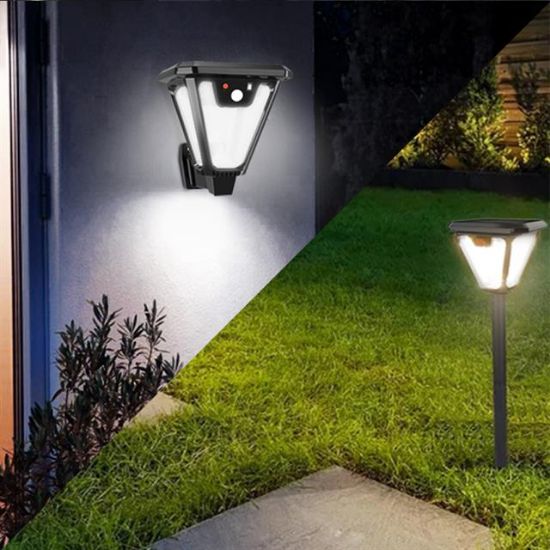 POWERMASTER HS-V83 SOLAR SENSÖRLÜ 100 SMD LEDLİ 3 MODLU BAHÇE VE DUVAR LAMBASI resmi