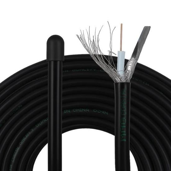 MAG RG6/U6 BAKIR CU/CU 80 TEL YEŞİL ANTEN KABLOSU (100 METRE) resmi