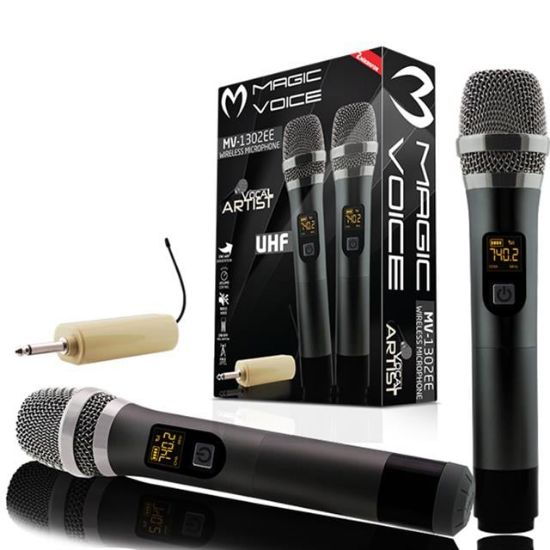 Magicvoice MV-1302EE  2 El Kablosuz Mikrofon resmi