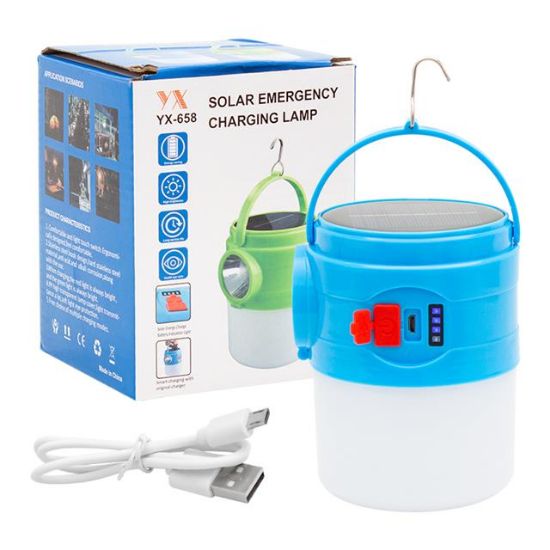 POWERMASTER PM-17840 100 WATT ÇOK FONKSİYONLU SOLAR ACİL DURUM LAMBASI resmi