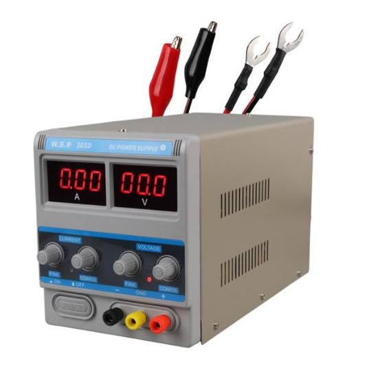 POWERMASTER PM-1840  0-30 VOLT/0-5 AMPER ARASI DC GÜÇ KAYNAĞI ADAPTÖR resmi