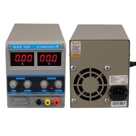 POWERMASTER PM-1840  0-30 VOLT/0-5 AMPER ARASI DC GÜÇ KAYNAĞI ADAPTÖR resmi