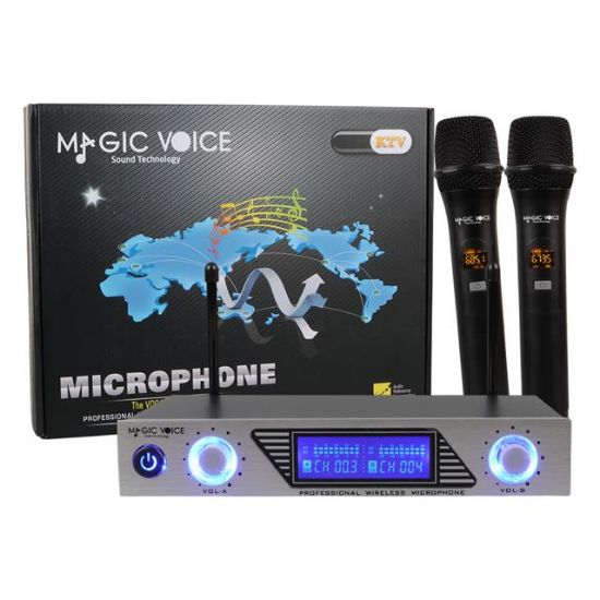 Magicvoice MV-1312EE UHF 2 El Kablosuz Telsiz Mikrofon resmi