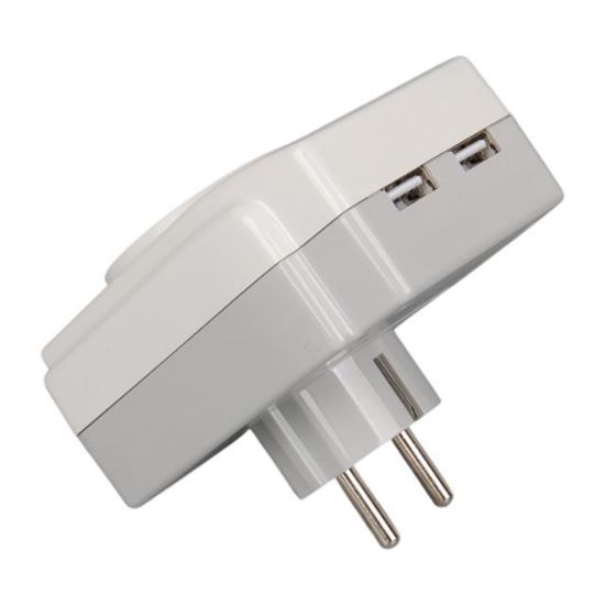 POWERMASTER PM-18721 16 AMPER - 3680 WATT TEKLİ ÇOCUK KORUMALI AKIM KORUMALI PRİZ resmi