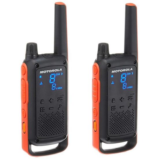 MOTOROLA TLKR-T82 SİYAH PMR EL TELSİZİ 2Lİ PAKET (10 KM) resmi