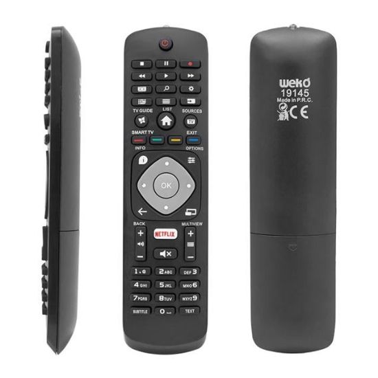 WEKO KL PHILIPS SMART TUŞLU NETFLIX LCD LED TV KUMANDA resmi