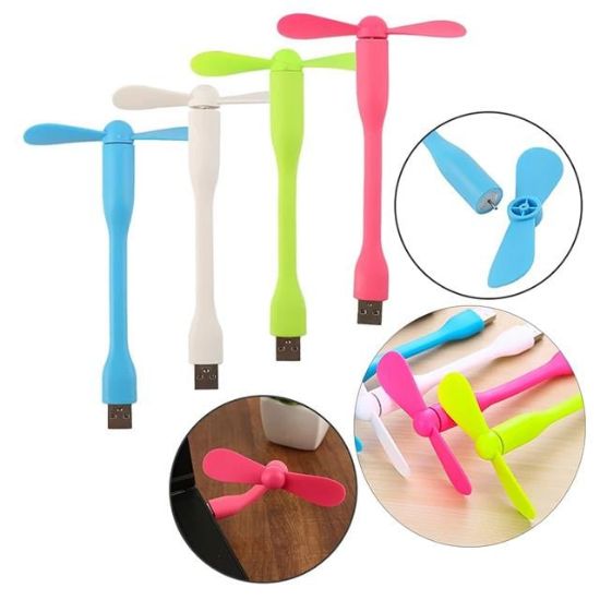 PowerMaster PM-20579 Taşınabilir Esnek USB Mini Fan Vantilatör (PowerBank - Laptop) resmi