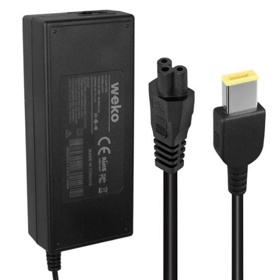 Weko 20 Volt - 4.5 Amper - 90 Watt Usb Tip Uçlu Lenovo Ibm Yerli Üretim Notebook Adaptör resmi