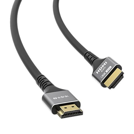 S-Link SLX-HD4K15 15 Metre 4K 30Hz Metal Uçlu HDMI Kablo (V2.0 Uyumlu) resmi