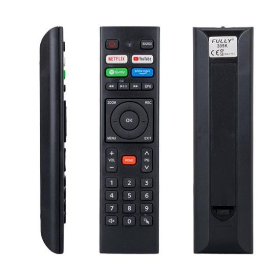 FULLY KL TELENOVA NETFLIX - YOUTUBE - SPOTIFY - PRIME VIDEO TUŞLU SES KOMUTSUZ LCD LED TV KUMANDA resmi