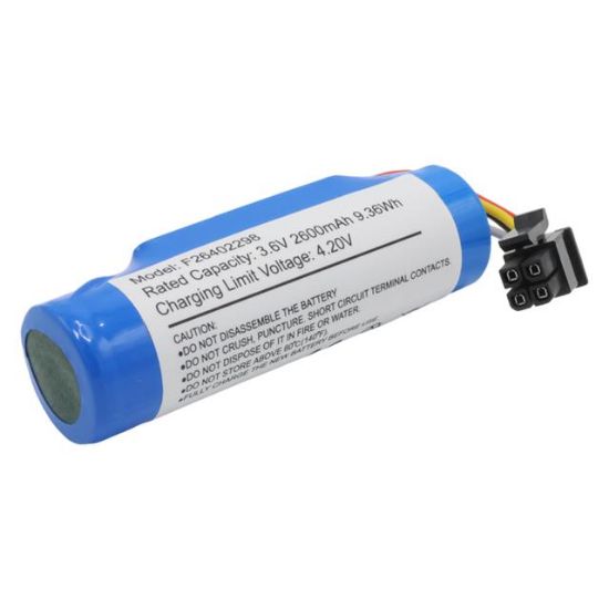PowerMaster PM-24803 3.6V 2600mAh 4 Pin Soketli Beko Yazar Kasa Pos Cihazı Pili 18650 Lityum Batarya (VPS906R) resmi