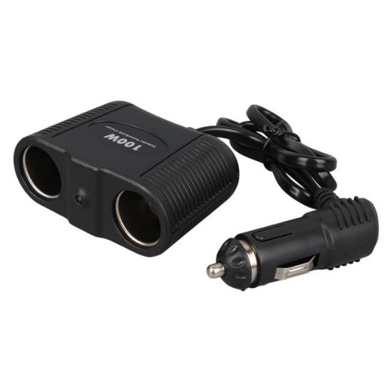 Olesson 1642 12-24V 100W 70cm Kablolu 2'li Araç Çakmak Çoklayıcı resmi