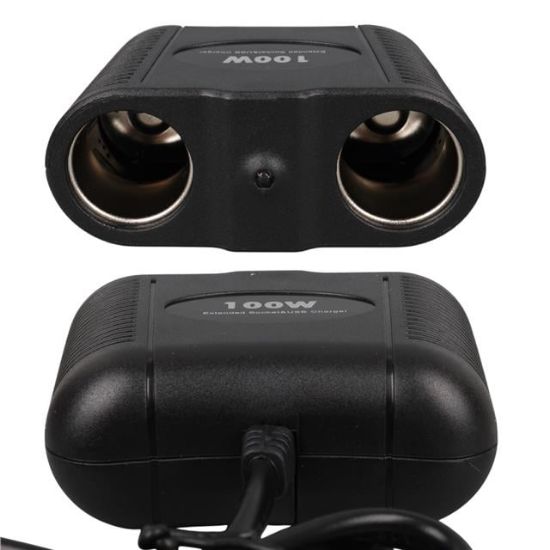 Olesson 1642 12-24V 100W 70cm Kablolu 2'li Araç Çakmak Çoklayıcı resmi