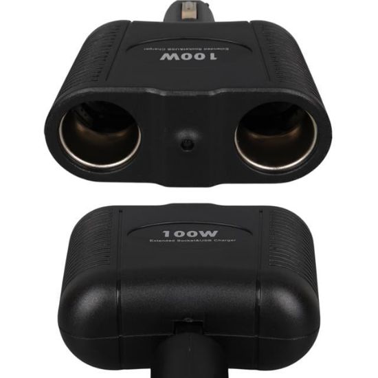 Olesson 1643 12-24V 100W 2'LI Araç Çakmak Çoklayıcı resmi