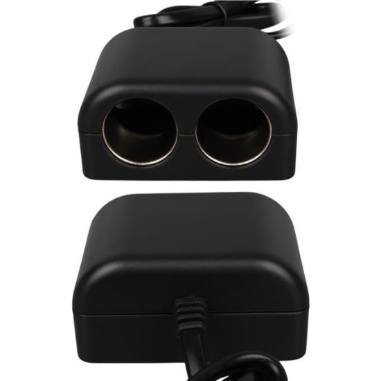 Olesson 1644 12-24V 100W 70cm Kablolu 2'LI Araç Çakmak Çoklayıcı resmi