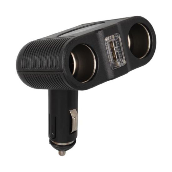 Olesson 1646 12-24V Tek USB Girişli 100W Çiftli Araç Çakmak Çoklayıcı resmi