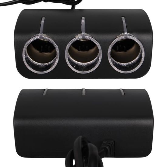 Olesson 1528 12-24V Tek USB Girişli 120W 80cm Kablolu 3'LÜ Araç Çakmak Çoklayıcı resmi