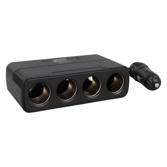 Olesson 2014 12-24V Type-C + USB-A Girişli 120W 80cm Kablolu 4'lü Araç Çakmak Çoklayıcı resmi