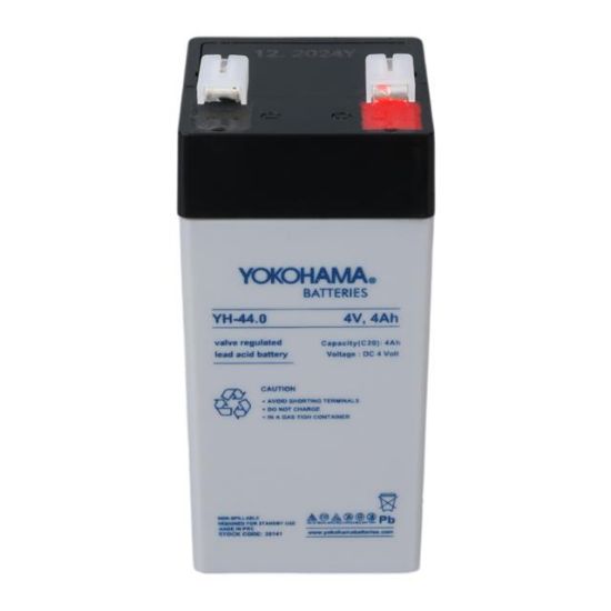 YOKOHAMA YH-44.0 4 VOLT - 4 AMPER DİK KURU AKÜ (46 X 46 X 100 MM) resmi