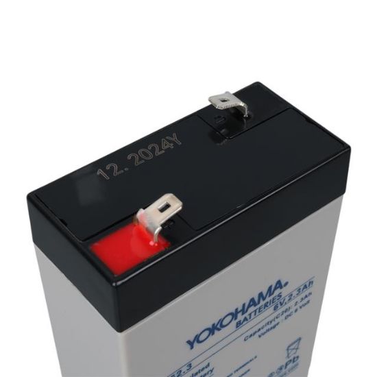 YOKOHAMA YH-62.3 6 VOLT - 2.3 AMPER AKÜ (101 X 66 X 33 MM) resmi