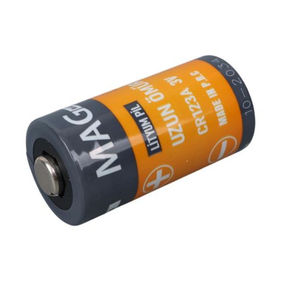 Mag Batteries MG-123 CR123A 3 Volt Lityum Fotoğraf Makinesi Pili Tekli Blister resmi