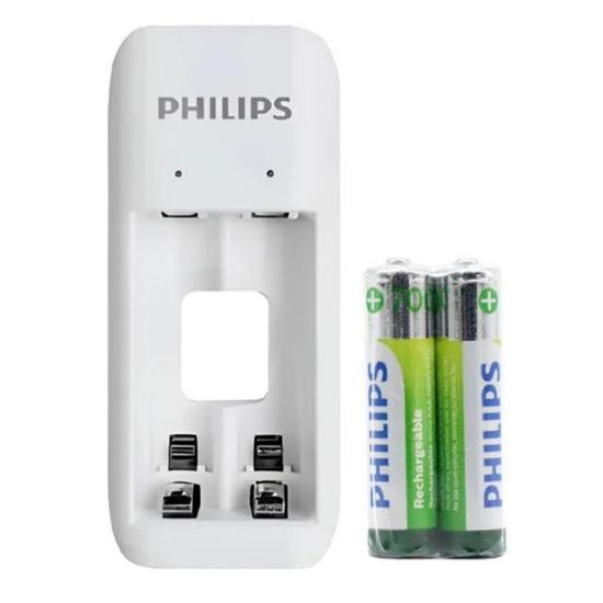 PHILIPS SCB2070NB/00 2Lİ 2 ADET X AAA 700MAH PİLLİ - PİL ŞARJ CİHAZI resmi