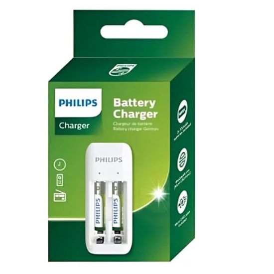 PHILIPS SCB2070NB/00 2Lİ 2 ADET X AAA 700MAH PİLLİ - PİL ŞARJ CİHAZI resmi