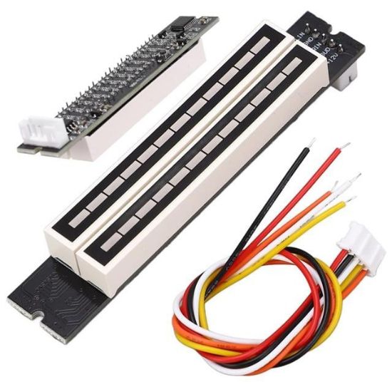 PowerMaster PM-26793 12Bit Led Müzik Seviyesi Gösterge Modülü Turuncu Kırmızı DC12Volt resmi