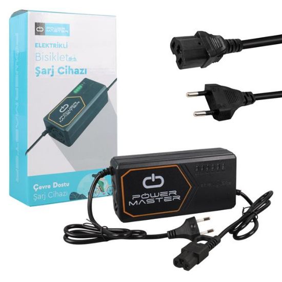 POWERMASTER PM-31122 36 VOLT - 20 AMPER ELEKTRİKLİ BİSİKLET ŞARJ CİHAZI resmi