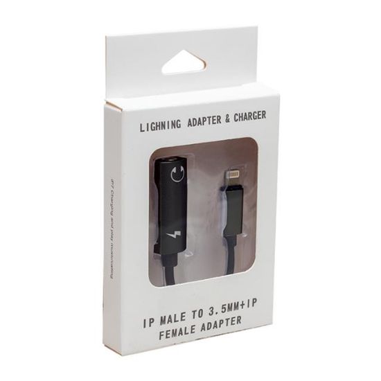 POWERMASTER PM-3770 LIGHTNING GİRİŞLİ ŞARJ VE TYPE-C KULAKLIK ÇEVİRİCİ KABLO resmi