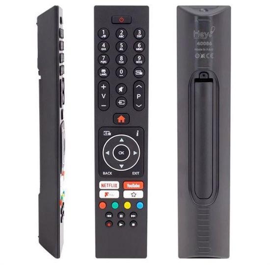Hey Vestel Netflix Youtube Play Tuşlu Yazısız Lcd Led TV Kumanda resmi