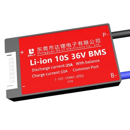 DALY BMS 10S 36V/DEŞARJ 25A/ŞARJ 10A/BALANSLI resmi