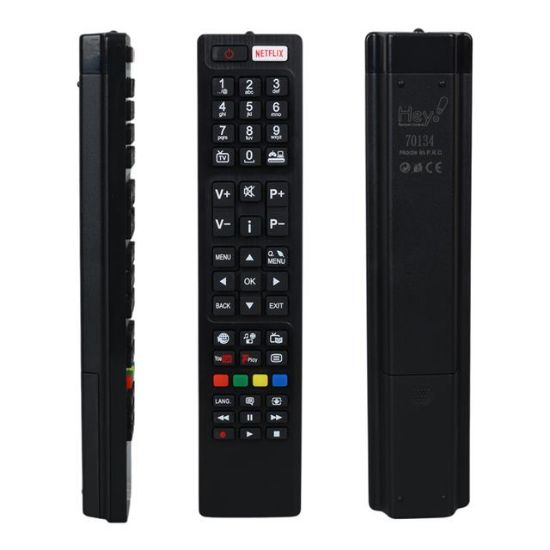 Hey Küçük Kalıp Vestel Netflix - Youtube - Play Tuşlu Lcd Led TV Kumanda RC4848F RC5 30094759 resmi