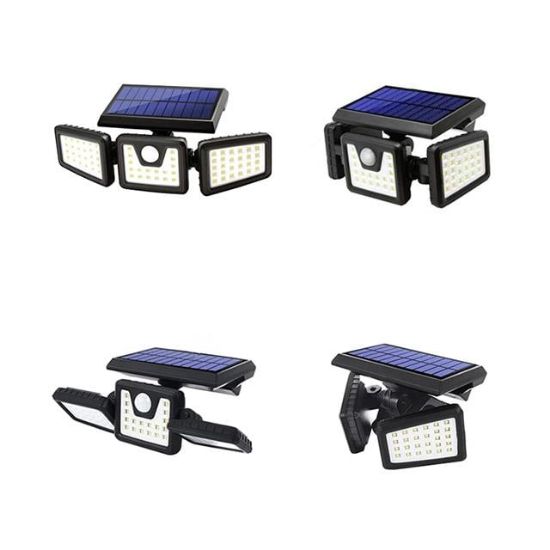 POWERMASTER MX-W771A SENSÖRLÜ 3 MODLU 74 LEDLİ SOLAR AYDINLATMALI DUVAR LAMBASI resmi