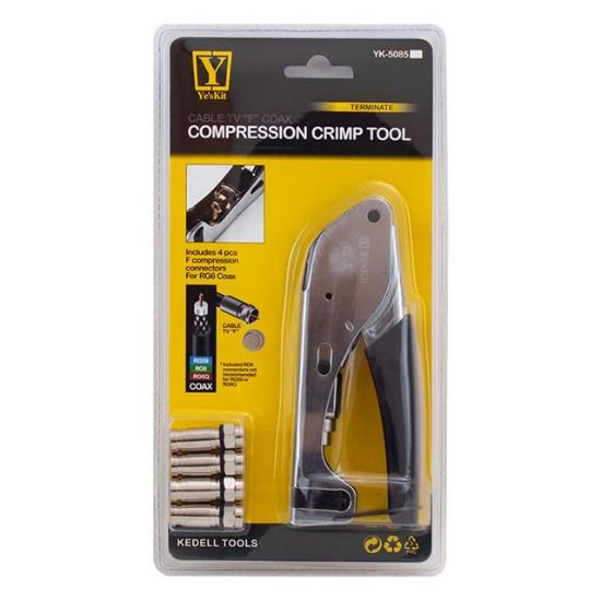 POWERMASTER YK-5085C3 RG59-RG6-DIGITURK F KONNEKTÖR SIKMA PENSESİ resmi