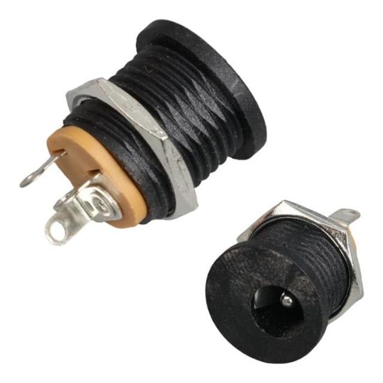 DC ŞASE 2.1MM YUVARLAK SOMUNLU (IC-257A) resmi