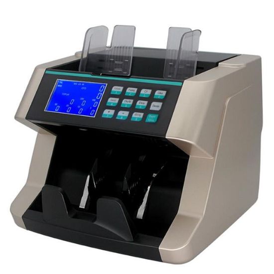 PowerMaster PM-25067 TRY-EUR-USD Sesli Karışık Ve Adet Para Sayma Makinesi 80W 60Db AC100-240V resmi