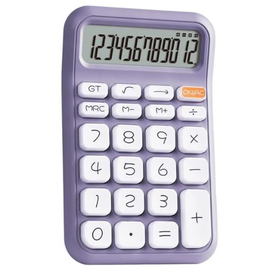 POWERMASTER PM-25411 MOR 12 HANELİ HESAP MAKİNESİ resmi