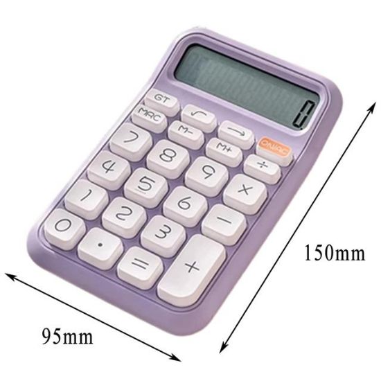 POWERMASTER PM-25411 MOR 12 HANELİ HESAP MAKİNESİ resmi