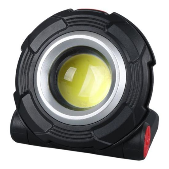 POWERMASTER PM-26075 3W COB LEDLİ MIKNATISLI TEK MODLU FENER AAA PİLLE ÇALIŞIR 85X82X38MM resmi