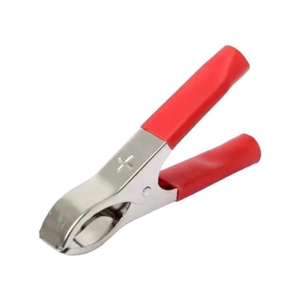 Küçük 50 Mm Kırmızı Krokodil Akü Maşası resmi