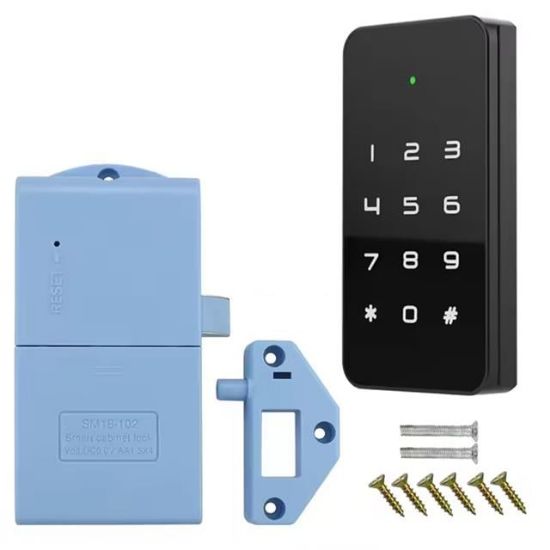 PowerMaster PM-26728 RFID Ve Tuş Panelli Dijital Elektronik Kapı Dolap Kilidi (2'li Paket) resmi